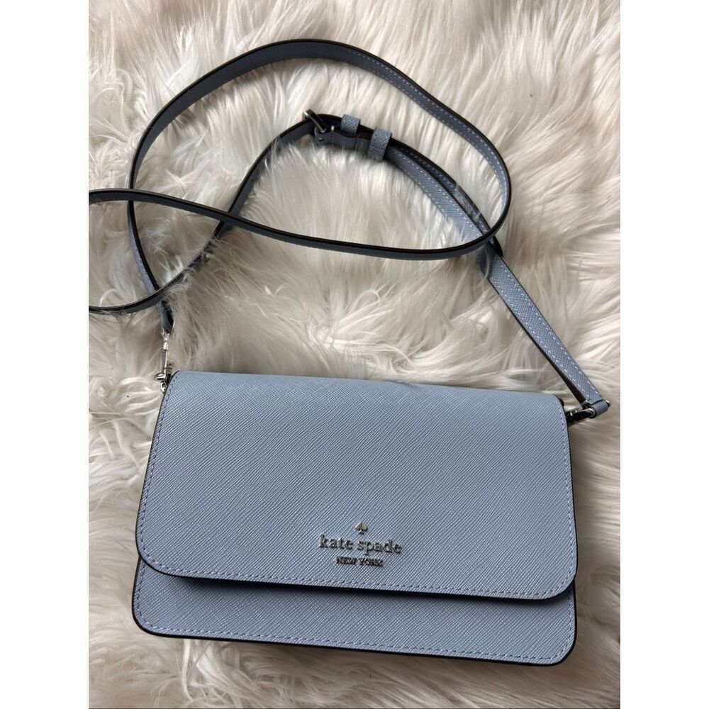 Kate Spade light blue crossbody MADISON WILLOW MINI NEW retail $299
